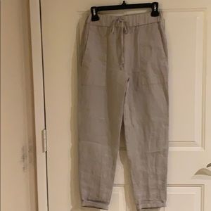 New without tag Krisa 100% linen 3/4 pants size XS